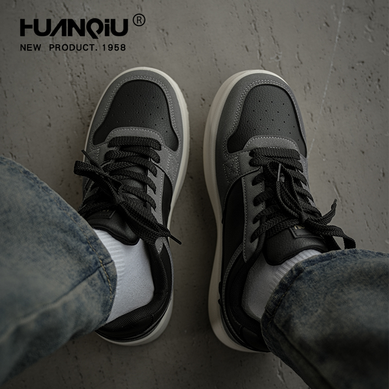 环球厚底板鞋子男款2025新款