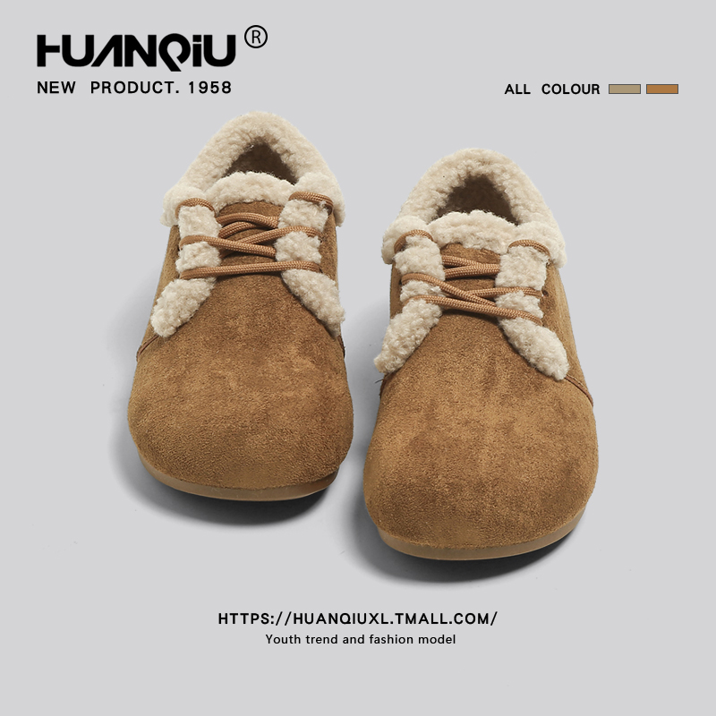 环球官方旗舰店保暖加绒勃肯鞋女