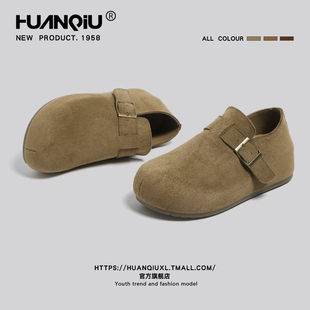 环球勃肯鞋女款2026春季新款全包一脚蹬懒人鞋子复古厚底休闲女鞋