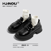 小皮鞋 女款 春季 环球基础款 校供学院风日系jk制服一脚蹬乐福鞋 子女