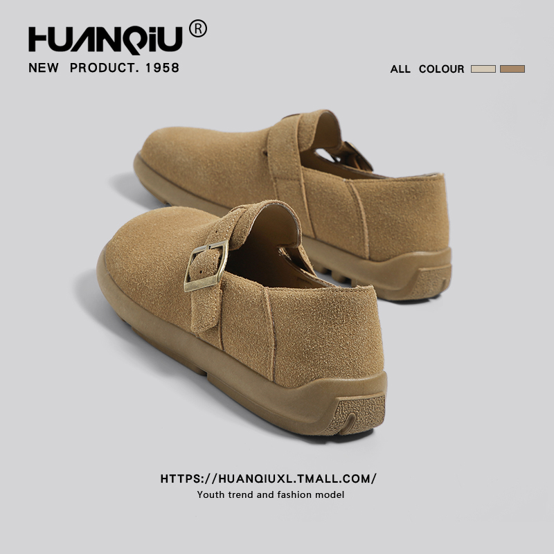 环球勃肯鞋女2024新款春秋一脚蹬