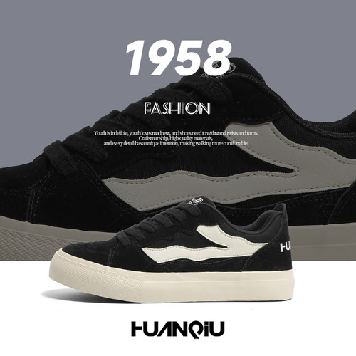 面包鞋厚底休闲小众帆布滑板鞋