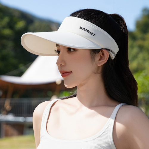 空顶帽户外休闲夏季宽檐防晒帽子