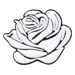 玫瑰花修补贴自粘免缝刺绣布贴衣服牛仔裤破洞补丁贴无痕修复贴花