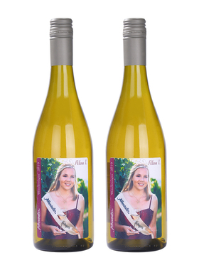 E-02-2 巴登公主QmP醉高级别灰皮诺PinotGris干型白葡酒2支无礼盒