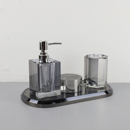 水晶卫浴洗漱套装乳液瓶香薰香水