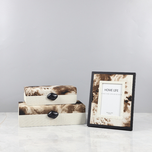 新中式复古首饰收纳盒艺术相框组合套装装饰摆件客厅卧室家居饰品