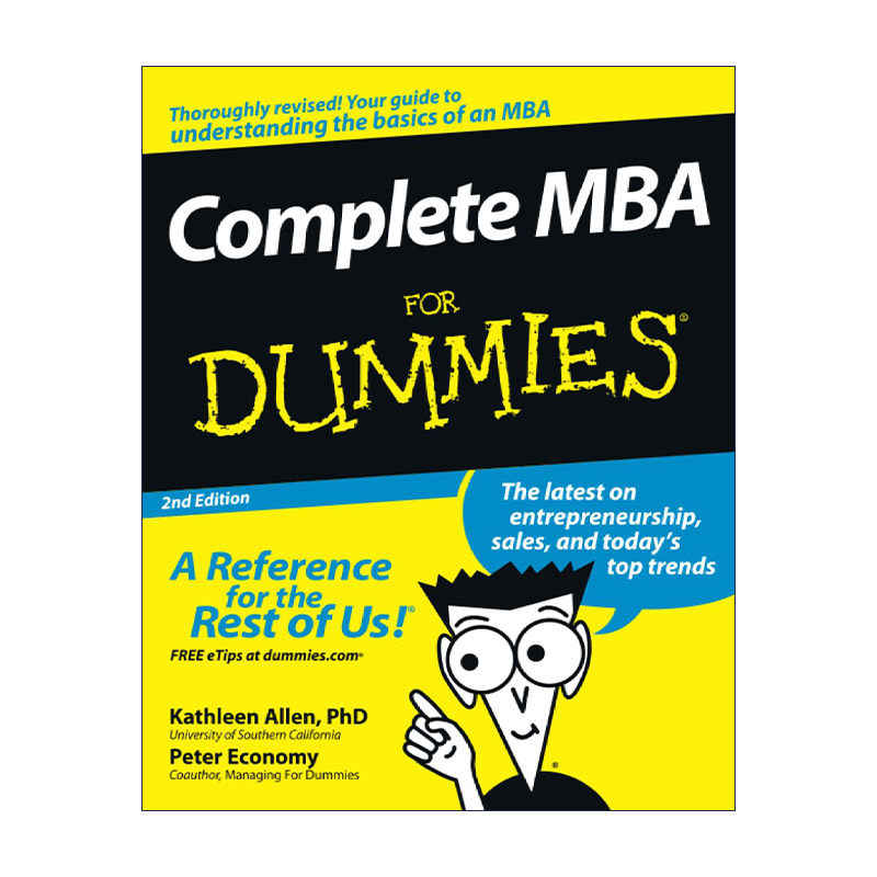 英文原版 Complete MBA for Dummies 工商管理硕士完整指南 第2版 英文版 进口英语原版书籍