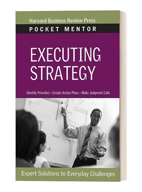 英文原版 Executing Strategy Pocket Mentor 执行策略 插图版 哈佛商业评论 自我提升 英文版 进口英语原版书籍