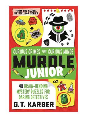 英文原版 Murdle Junior 谋杀谜团青少版 破解40个推理逻辑谜题 解谜益智图书 英文版 进口英语原版书籍