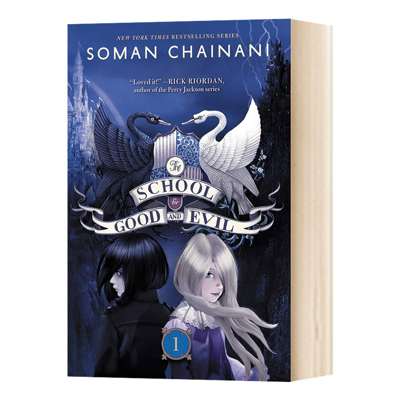英文原版 The School for Good and Evil#1 善恶学院1 科幻小说 Soman Chainani HarperCollins 英文版儿童全英语书