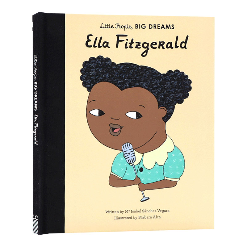 英文原版 精装 Little People big Dreams Ella Fitzgerald 小人物大梦想系列 艾拉·费兹杰拉 英文版儿童全英语书