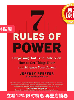 英文原版 7 Rules of Power 七条权利规则 斯坦福大学著名组织行为学教授杰弗瑞·菲佛 英文版 进口英语原版书籍