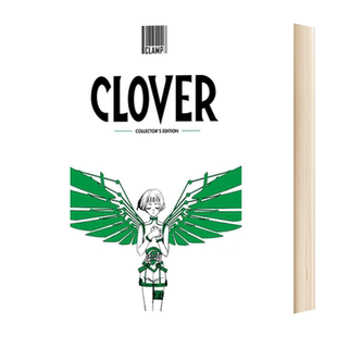 CLAMP Clover三叶草 英文漫画精装珍藏 原版进口动漫画册画集插画 赛博朋克科幻作品集 和收藏品