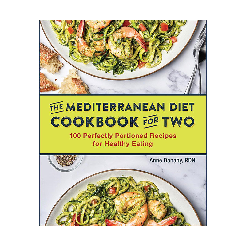 英文原版 The Mediterranean Diet Cookbook for Two 双人地中海饮食食谱 100种完美健康美食烹饪指南 英文版 进口英语原版书籍