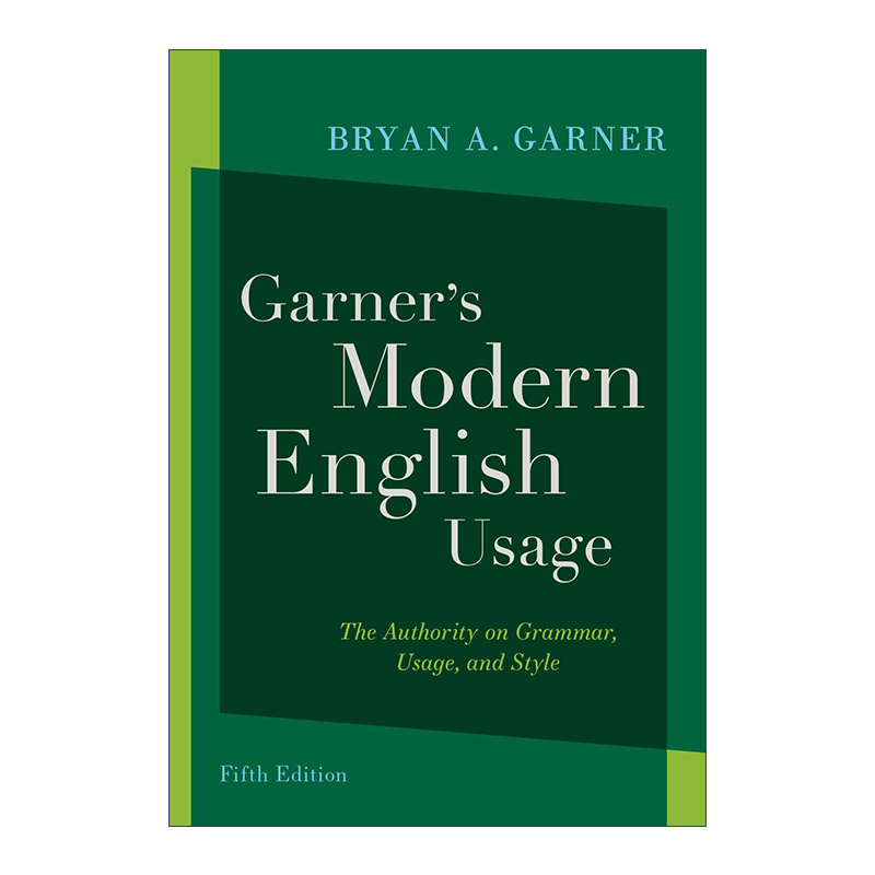 英文原版 Garner's Modern English Usage  牛津加纳的现代英语用法 第五版 精装 英文版 进口英语原版书籍