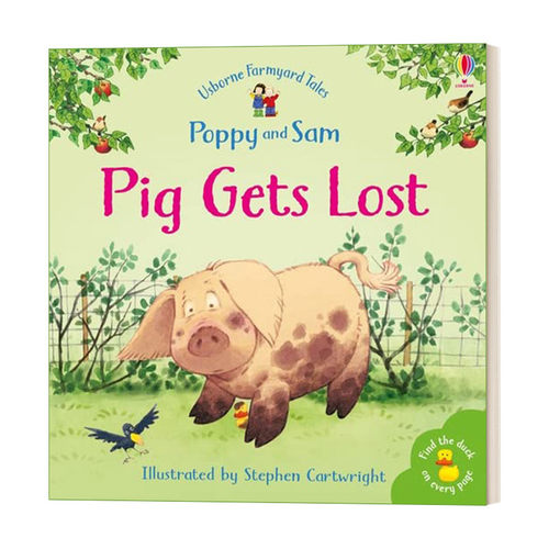 英文原版 Farmyard Tales Poppy and Sam Pig Gets Lost 农场故事 猪迷路的故事 儿童启蒙故事书 英文版 进口英语原版书籍