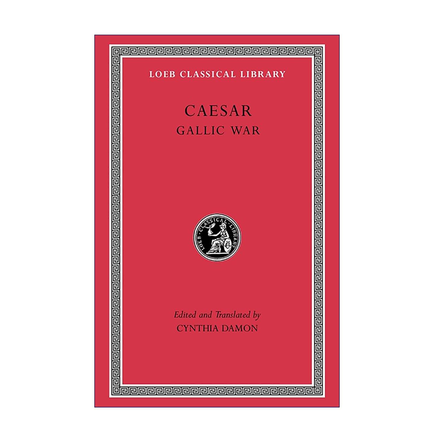 英文原版 Gallic War 恺撒 高卢战记 哈佛大学洛布古典丛书系列精装 拉丁语原文+英文对照 英文版 进口英语原版书籍