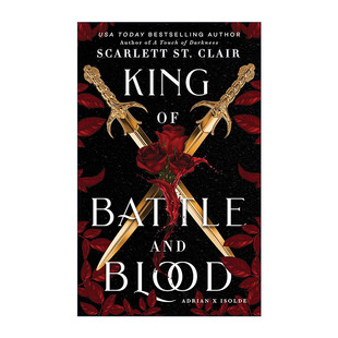 英文原版 Isolde St. 战斗与鲜血之王 and Adrian 书籍 英文版 进口英语原版 Battle Blood Scarlett 奇幻小说 Clair King