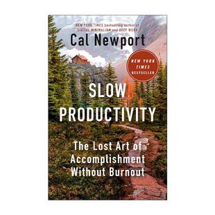 英文原版 Slow Productivity 慢速高效 如何不倦怠地取得成就 经济学人年度好书 优秀到不能被忽视作者卡尔·纽坡特 精装 英文版