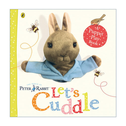 英文原版绘本 Peter Rabbit Let's Cuddle 彼得兔我们来拥抱吧 儿童趣味指偶书 英文版 进口英语原版书籍