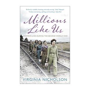 英文原版 書籍 英文版 百萬人 進(jìn)口英語原版 女性生活 Like Virginia Nicholson 二戰(zhàn)期間 Millions 像我們這樣