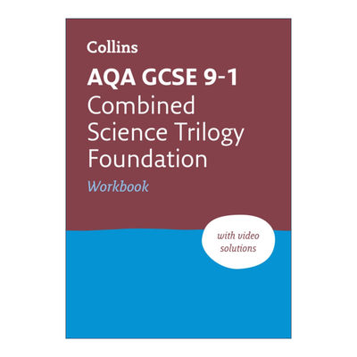 英文原版 Collins AQA GCSE 9-1 Combined Science Trilogy Foundation Workbook 柯林斯英国初中GCSE考试综合科学基础练习册