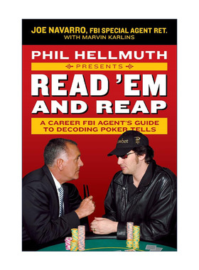英文原版 Phil Hellmuth Presents Read 'Em and Reap 牌桌阅人术 FBI解读牌桌上的行为密码 英文版 进口英语原版书籍