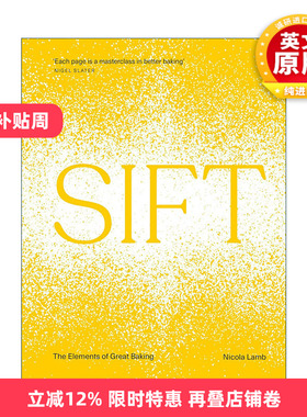英文原版 SIFT 出色烘焙食谱 Nicola Lamb 精装 英文版 进口英语原版书籍