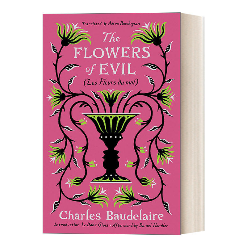 英文原版 The Flowers of Evil Les Fleurs du mal 恶之花 英法双语版 波德莱尔诗集 精装版 英文版 进口英语原版书籍