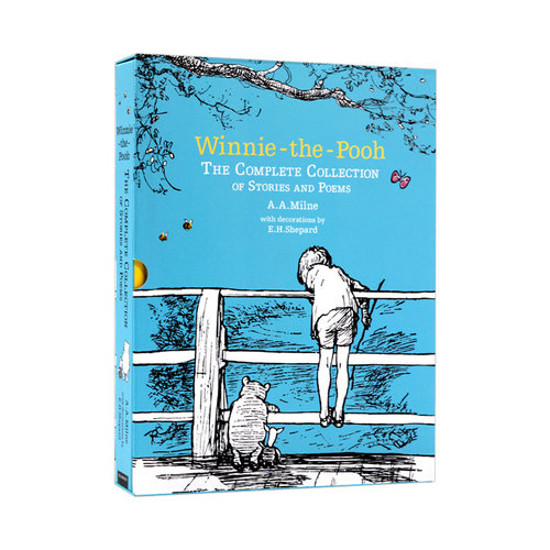 小熊维尼故事诗歌集 英文原版 Winnie the Pooh The Complete Collection of Stories and Poems 精装 卡通动画绘本 英文版英语书