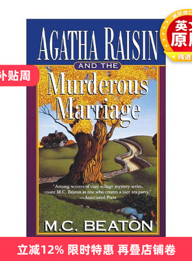 英文原版 Agatha Raisin and the Murderous Marriage 凶残的婚姻 阿加莎·瑞森探案集 英文版 进口英语原版书籍