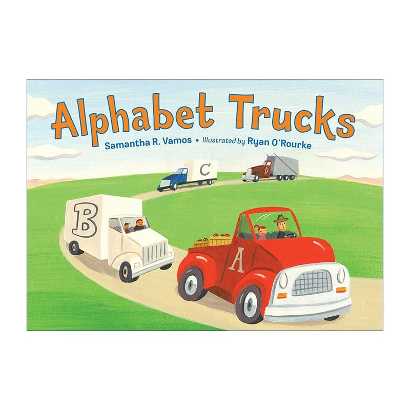 英文原版 Alphabet Trucks 字母卡车 儿童精装认知绘本 Ryan O'Rourke 英文版 进口英语原版书籍