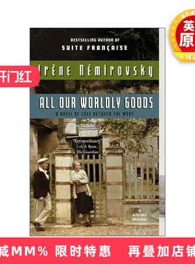 英文原版 All Our Worldly Goods 我的全部家当 契诃夫的一生作者Irene Nemirovsky 英文版 进口英语原版书籍