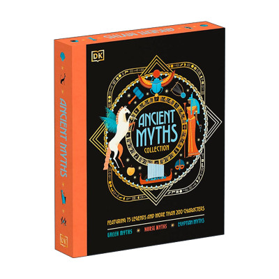 英文原版 Ancient Myths Collection Greek Myths  Norse Myths and Egyptian Myths 古代神话集 希腊神话 北欧神话和埃及神话精装