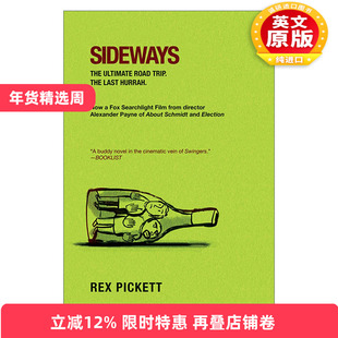 英文原版 Sideways 杯酒人生 小说 英文版 进口英语原版书籍