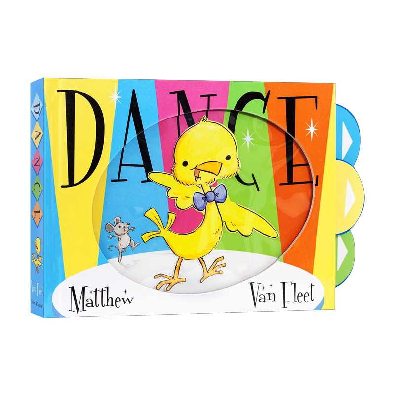 英文原版 Matthew Van Fleet Dance 跳舞 精装 亲子绘本 英文版 进口英语原版书籍儿童全英语书