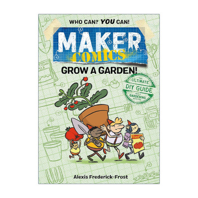 英文原版 Maker Comics Grow a Garden 创客漫画系列 种植一座花园 英文版 进口英语原版书籍
