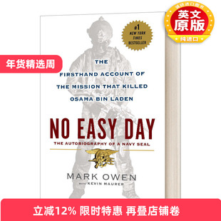 英文原版 No Easy Day 艰难一日 英文版 进口英语原版书籍