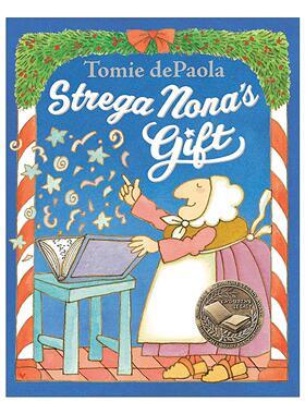 英文原版 Strega Nona's Gift 巫婆奶奶的礼物 儿童精装绘本 先左脚 再右脚作者 纽伯瑞奖得主汤米·狄波拉 进口英语原版书籍