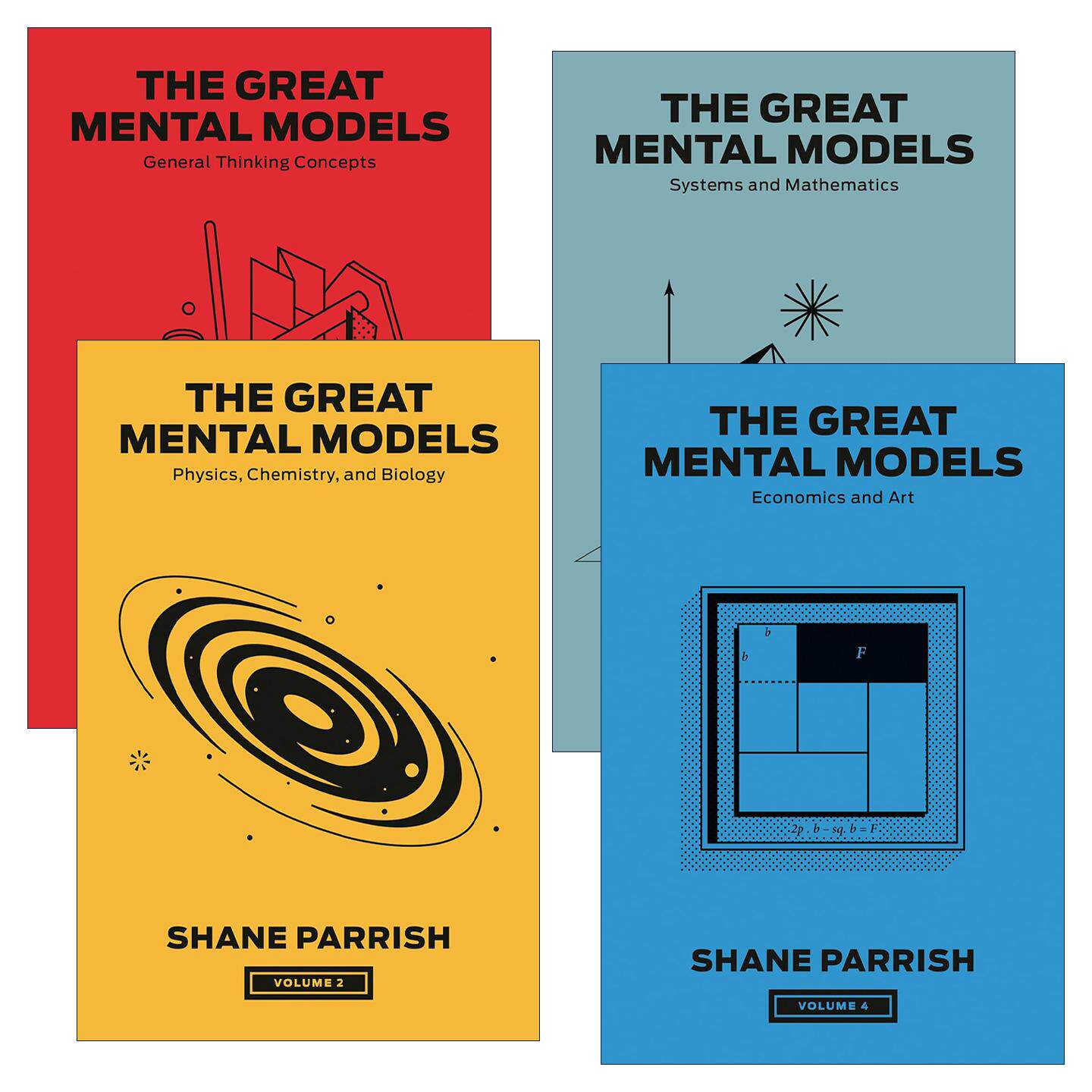 英文原版 The Great Mental Models 思考的框架4册 法纳姆街创始人沙恩·帕里什 精装 英文版 进口英语原版书籍
