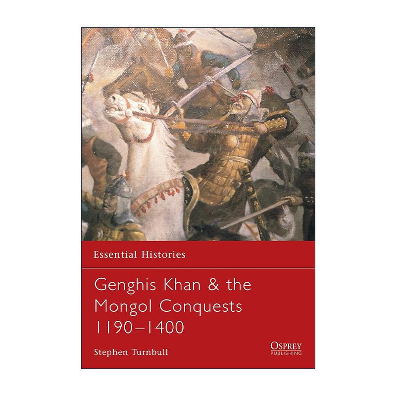 英文原版 Genghis Khan & the Mongol Conquests 成吉思汗与蒙古军征 1190–1400年 全彩插画战争历史系列 进口英语原版书籍