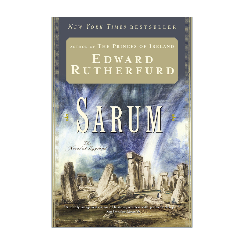 英文原版 Sarum 塞勒姆 历史小说 Edward Rutherfurd 英文版 进口英语原版书籍