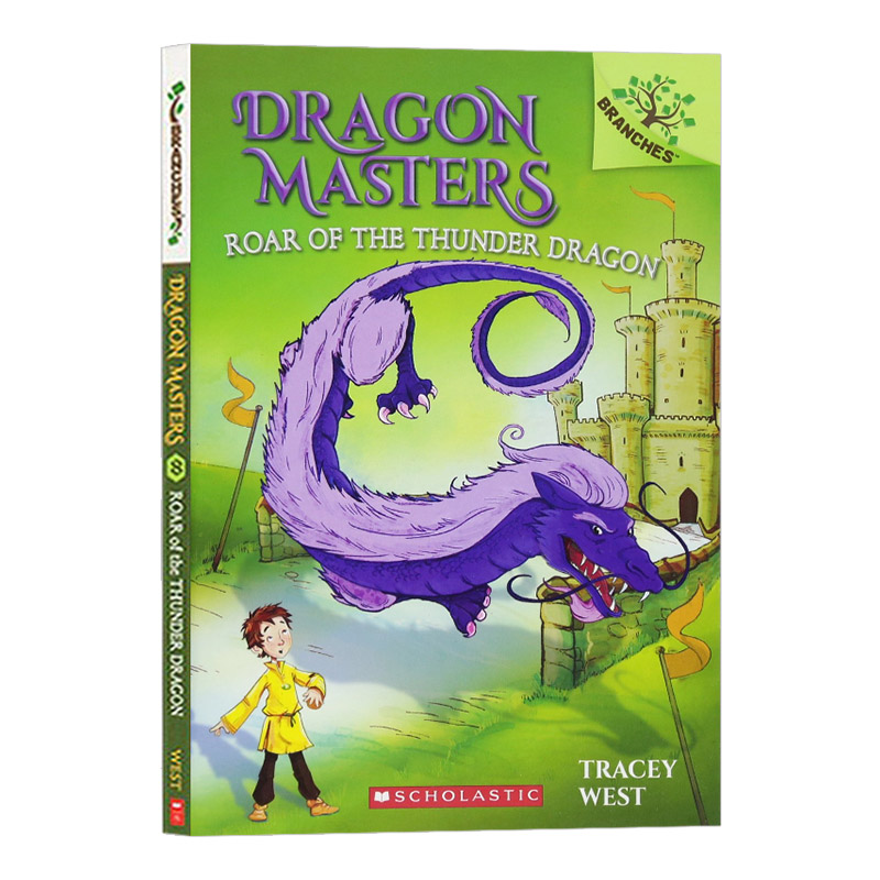 学乐大树系列 驯龙大师8 英文原版 Dragon Masters #8 Roar Of The Thunder Dragon 儿童读物 英文版 进口英语书籍
