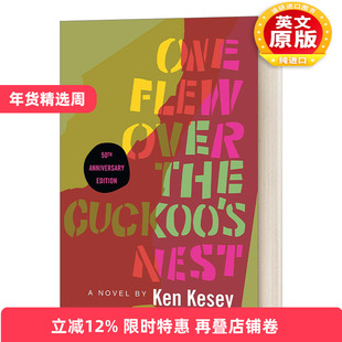 英文原版小说 One Flew Over the Cuckoo's Nest 50th Anniversary Edition 飞越疯人院 50周年纪念版 英文版 进口英语原版书籍