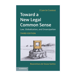 英文原版 Toward a New Legal Common Sense 迈向新法律常识 法律 全球化和解放 博温托·迪·苏萨·桑托斯 进口英语原版书籍