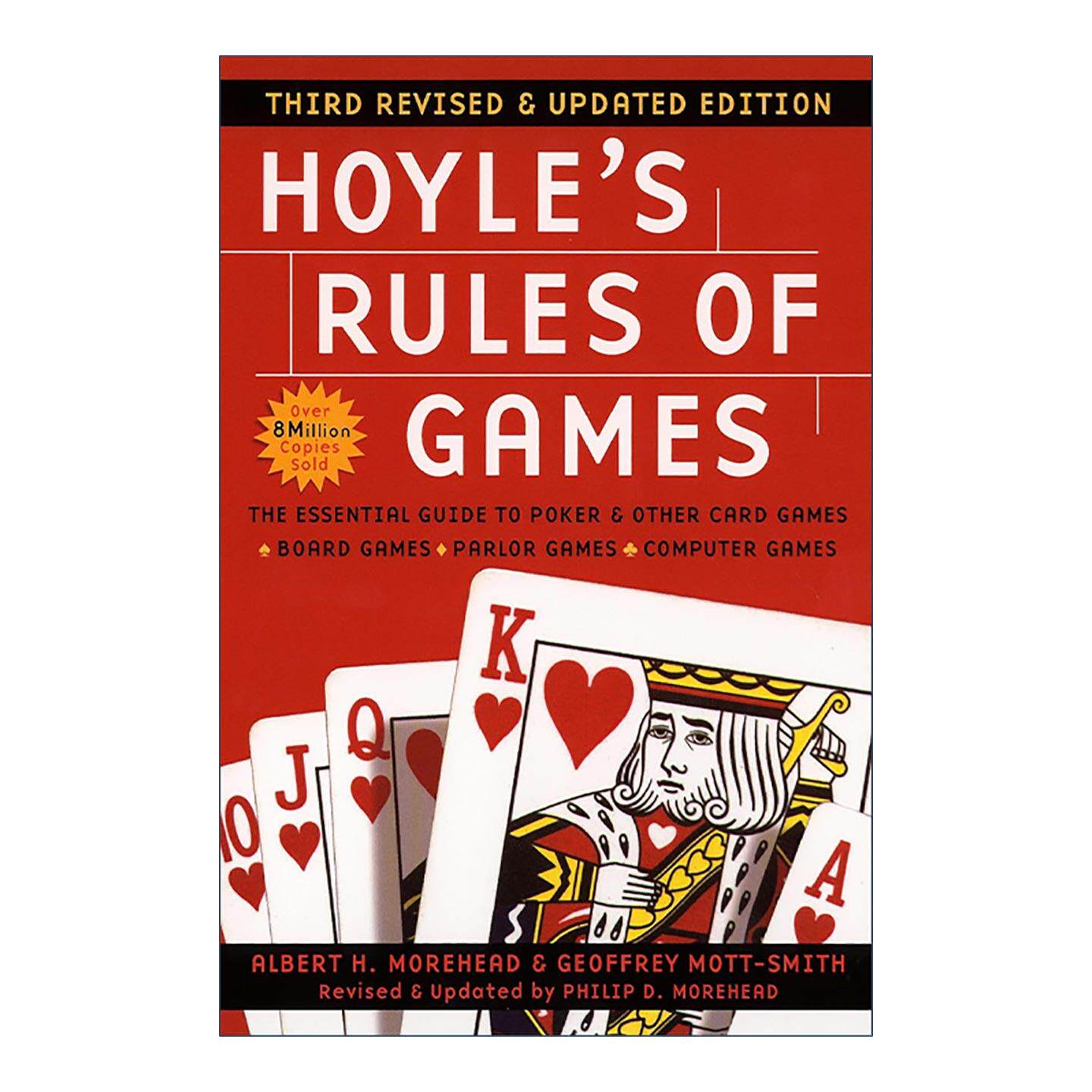 英文原版 Hoyle's Rules of Games 霍伊尔游戏规则 第三版修订更新版 扑克与其他纸牌游戏基本指南 Albert H. Morehead 英文版