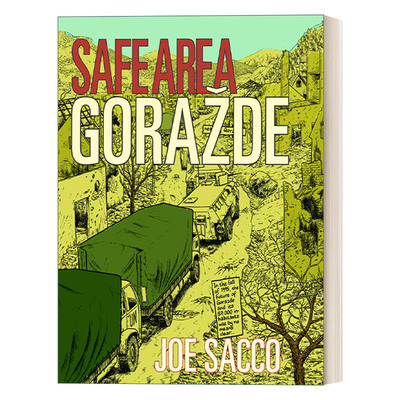 英文原版 Safe Area Gorazde 安全区域戈拉日代 Joe Sacco战争纪实漫画 英文版 进口英语原版书籍