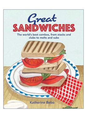 英文原版 Great Sandwiches 了不起的三明治 精装 英文版 进口英语原版书籍