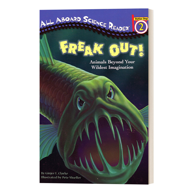 英文原版 Freak Out! Animals Beyond Your Wildest Imagination - Penguin Young Readers  Level 4 吓一跳!  动物主题
